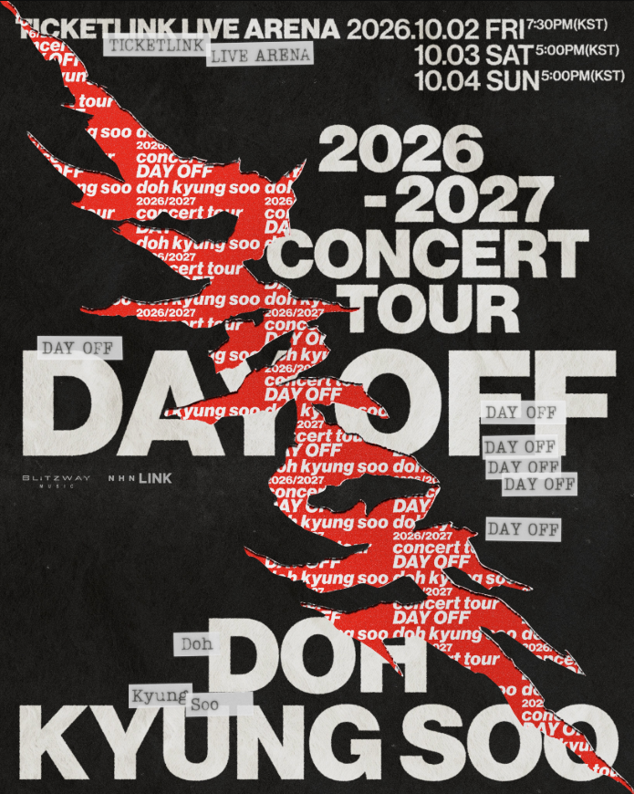 2026-2027 DOH KYUNG SOO(ド・ギョンス／EXO) CONCERT TOUR「DAY OFF
