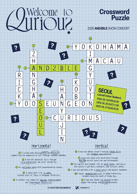 2026 AND2BLE(エンダブル) SHOW CONCERT「Welcome to Qurious」in