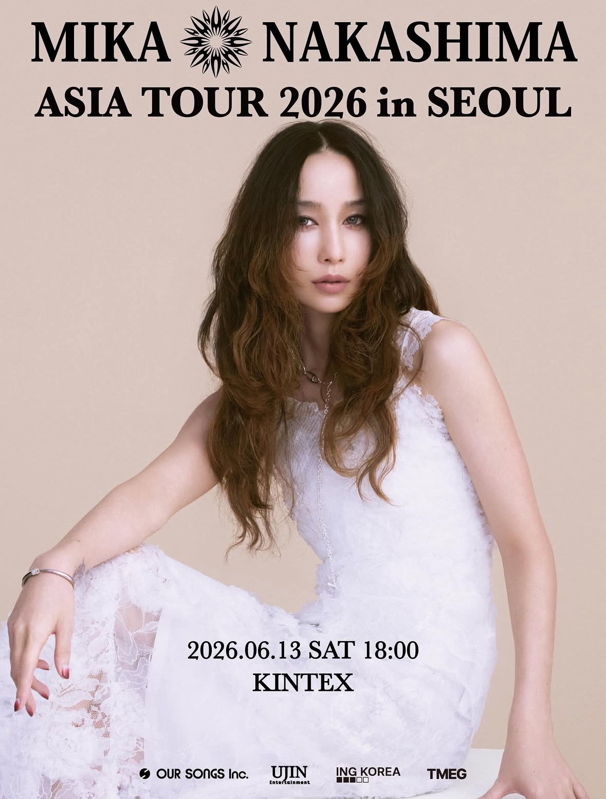 MIKA NAKASHIMA(中島美嘉) ASIA TOUR 2026 in SEOUL チケット代行