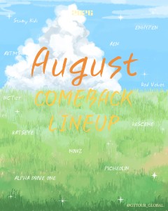 *‧♡⋆꙳•꒰ა8月カムバックラインナップ໒꒱ ₊♡⋆꙳